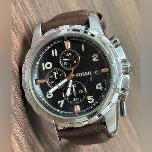 Fossil Dean chronograph watch VGUC